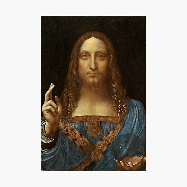 Da Vinci Salvator Mundi Photographic Print