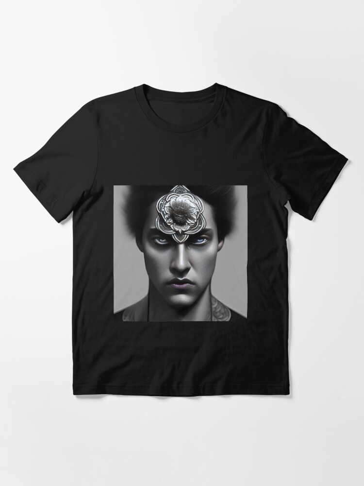 realistic portrait gothic prince boy anime style 3D Essential T-Shirt for  Sale by Design Repo