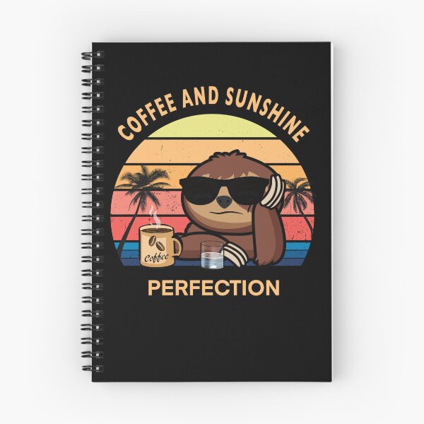 Item preview, Coffee and sunshine perfection sloth designed and sold by TipTopTapo.