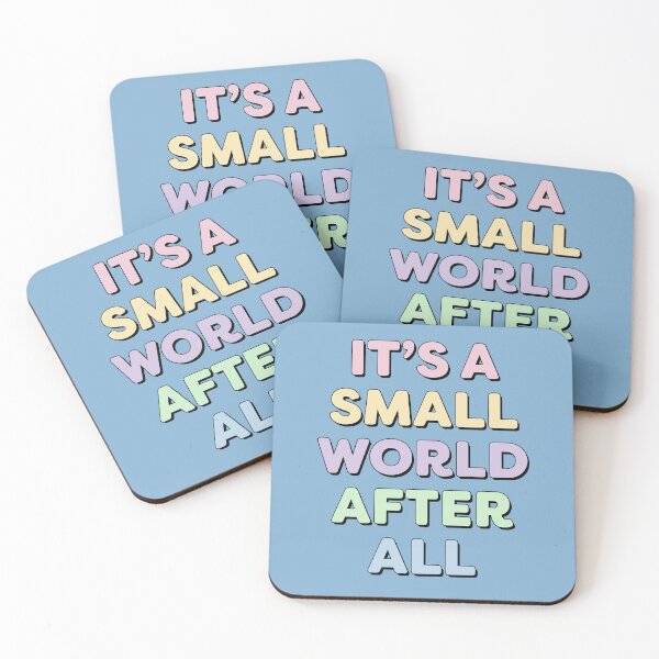 Item preview, It’s a small world after all - pastel typography designed and sold by Rae & Nova.
