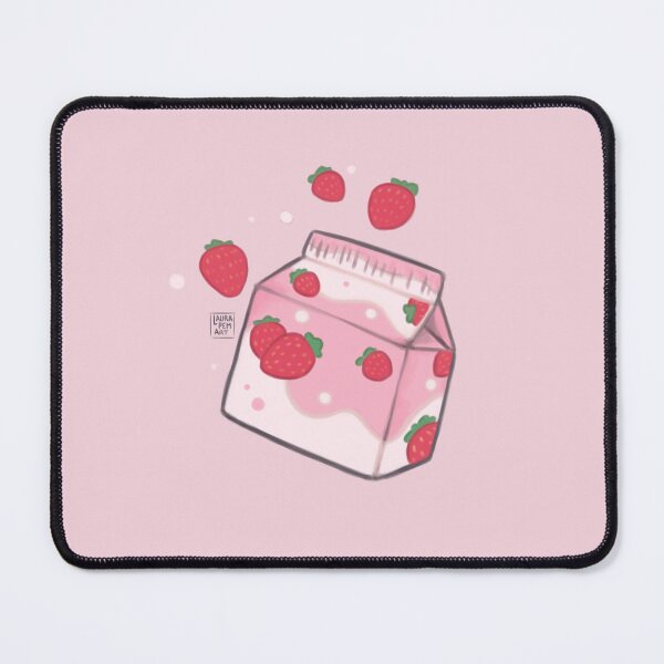Item preview, Strawberry Delicious Milk Carton designed and sold by LauraPemArt.