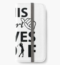 This Girl Loves Golf iPhone Wallet/Case/Skin