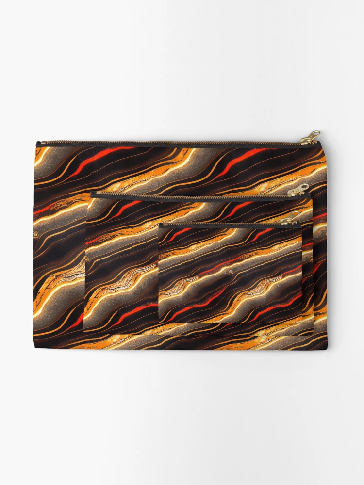 Thumbnail 2 of 4, Zipper Pouch, Color Combination Pattern designed and sold by BuraxisDesigns.