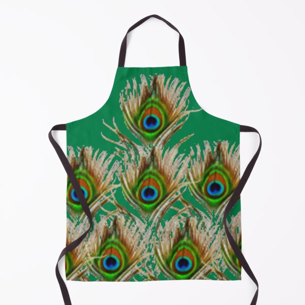 Item preview, GREEN PEACOCK FEATHER PATTERNS ABSTRACT GREEN ART designed and sold by sharlesart.