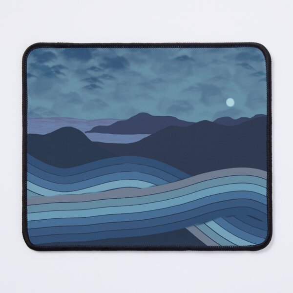 Item preview, Abstract Retro mountain Sunset designed and sold by marnilauren.