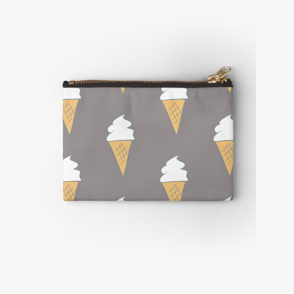 Item preview, Soft-Serve Cartoon Style Vanilla 99 Ice Cream Gray designed and sold by Karen Ekdahl.