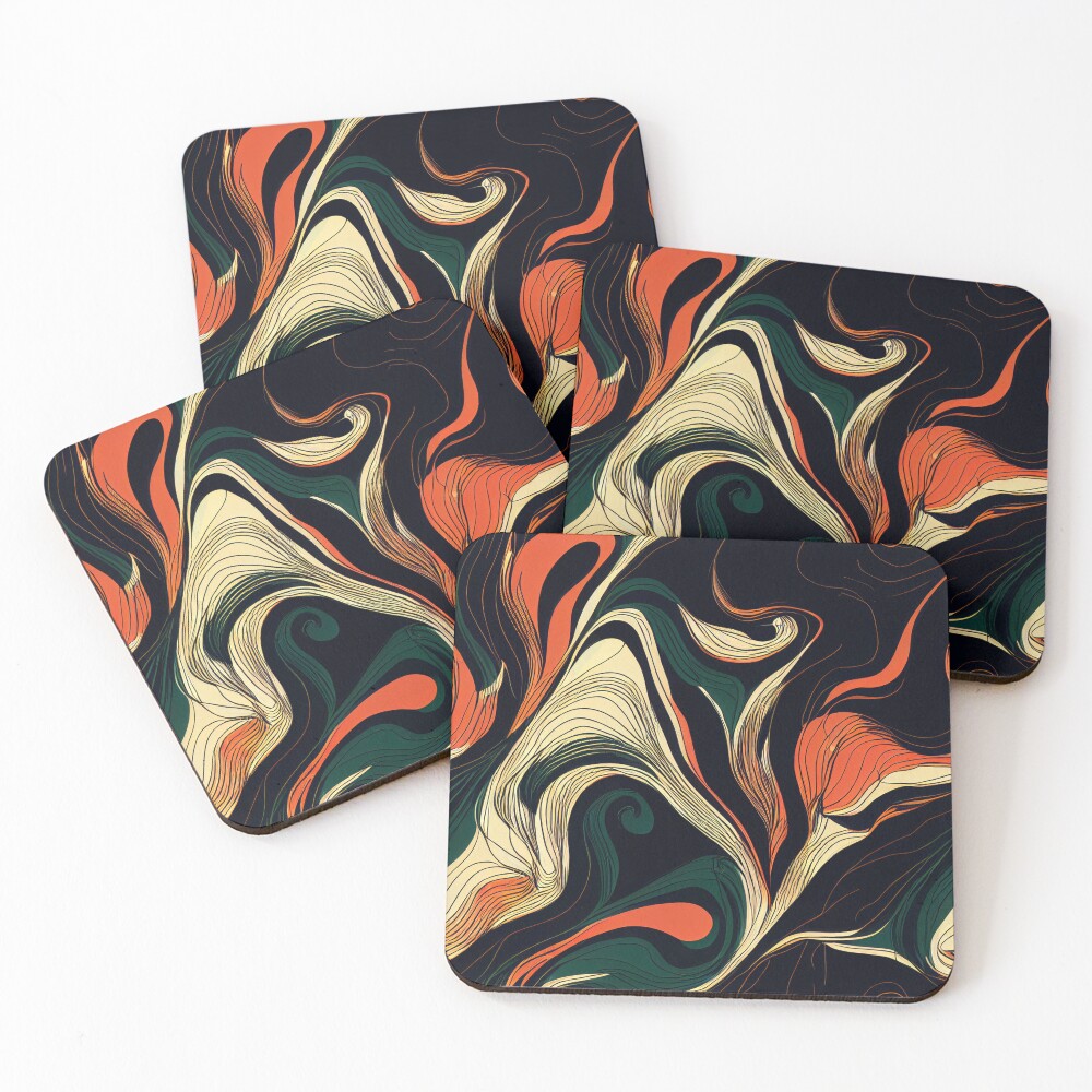 Item preview, Coasters (Set of 4) designed and sold by BuraxisDesigns.