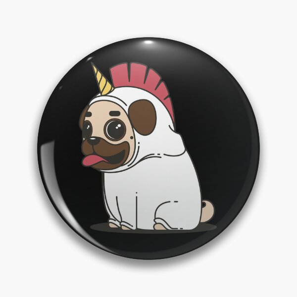 Item preview, Unicorn Pug designed and sold by weheartdogs.