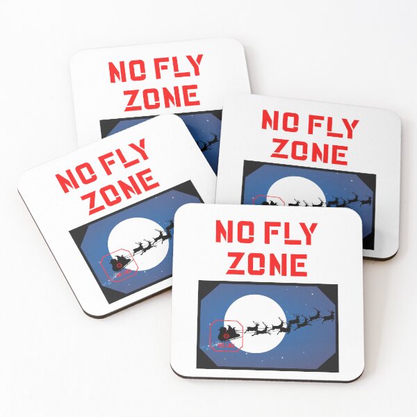 Item preview, Christamas No Fly Zone designed and sold by StoicTesterShop.