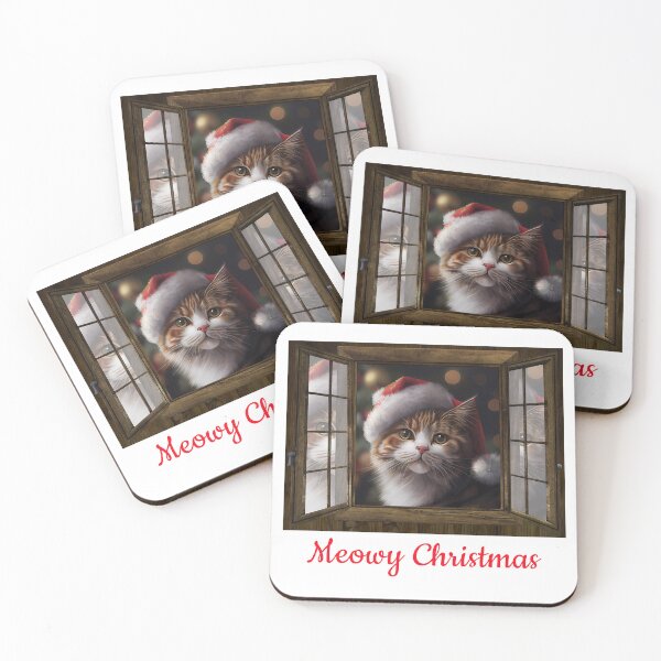 Item preview, Meowy Christmas designed and sold by positiveimages.