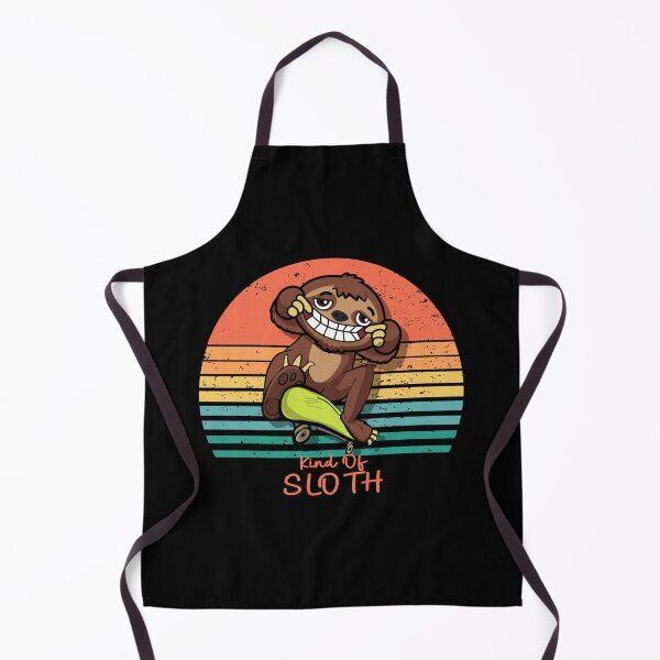Item preview, Funny skater vintage sunset sloth designed and sold by TipTopTapo.