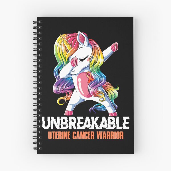 Item preview, Uterine Cancer Awareness - Unicorn Uterine Cancer Warrior Ribbon UNBREAKABLE designed and sold by Fernandezf.
