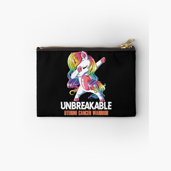 Item preview, Uterine Cancer Awareness - Unicorn Uterine Cancer Warrior Ribbon UNBREAKABLE designed and sold by Fernandezf.