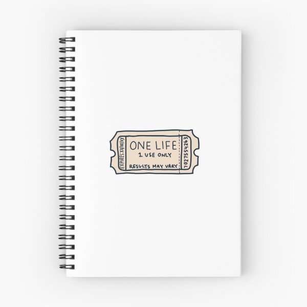 Item preview, One Life Ticket designed and sold by Sunny Side Up Creative.