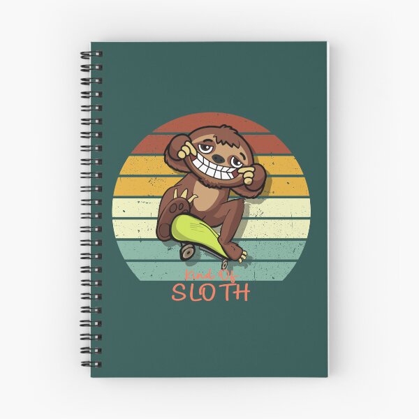 Item preview, Funny skater kind of sloth vintage sunset  designed and sold by TipTopTapo.
