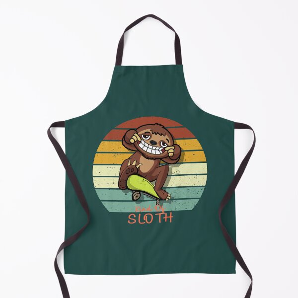 Item preview, Funny skater kind of sloth vintage sunset designed and sold by TipTopTapo.