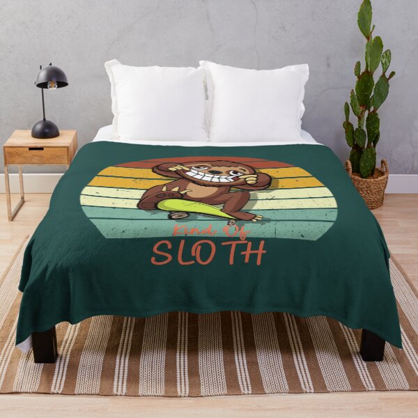 Item preview, Funny skater kind of sloth vintage sunset  designed and sold by TipTopTapo.