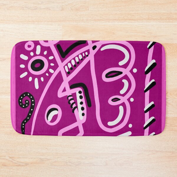 Item preview, Pink & Purple Pattern Square designed and sold by blejsart.