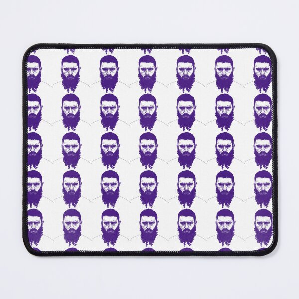 Item preview, Gay pattern barbe partout by imapunksextoy - Bearded face pattern image designed and sold by garadraw.