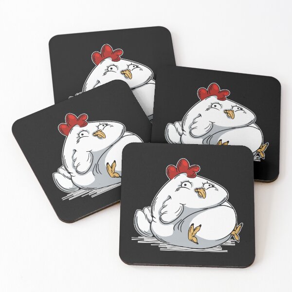 Item preview, Chubby Round Funny Chicken designed and sold by iduzarts.