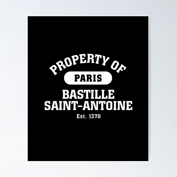 Item preview, Property of the Bastille Saint-Antoine designed and sold by twHistory.