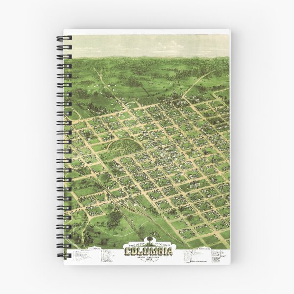 Item preview, 1872 Bird's Eye View Map of Columbia South Carolina designed and sold by Michael Kessel.