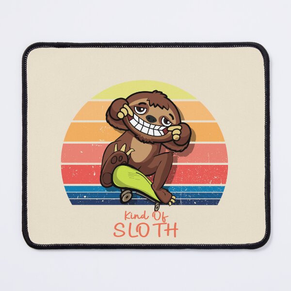 Item preview, Funny skater kind of sloth vintage sunset designed and sold by TipTopTapo.