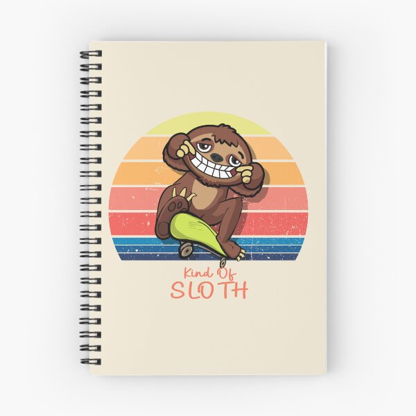 Item preview, Funny skater kind of sloth vintage sunset  designed and sold by TipTopTapo.