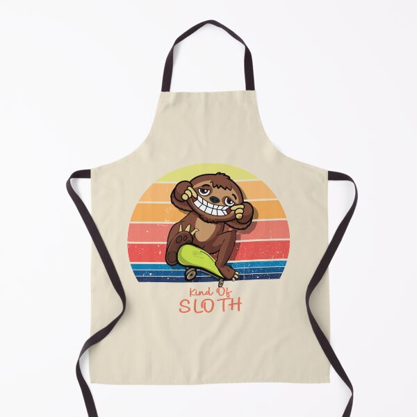 Item preview, Funny skater kind of sloth vintage sunset designed and sold by TipTopTapo.