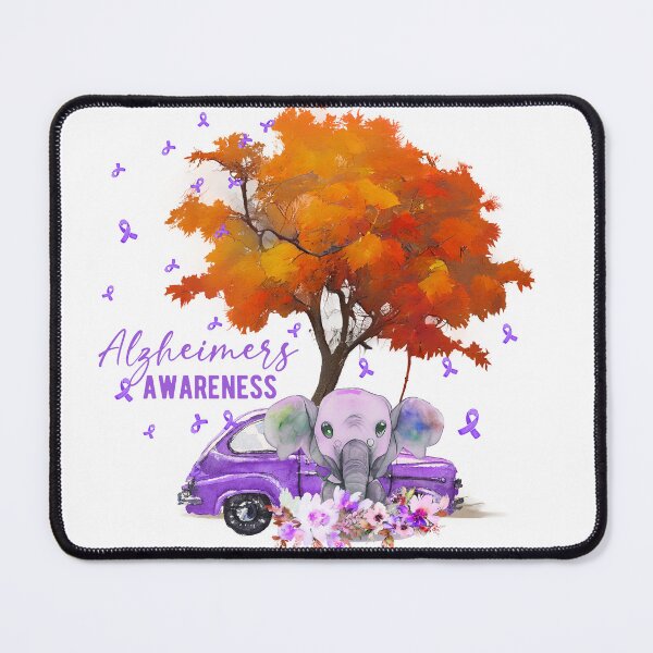 Item preview, Alzheimer's, Dementia Awareness And Supporters Gift, Purple Brain Ribbons designed and sold by josima.