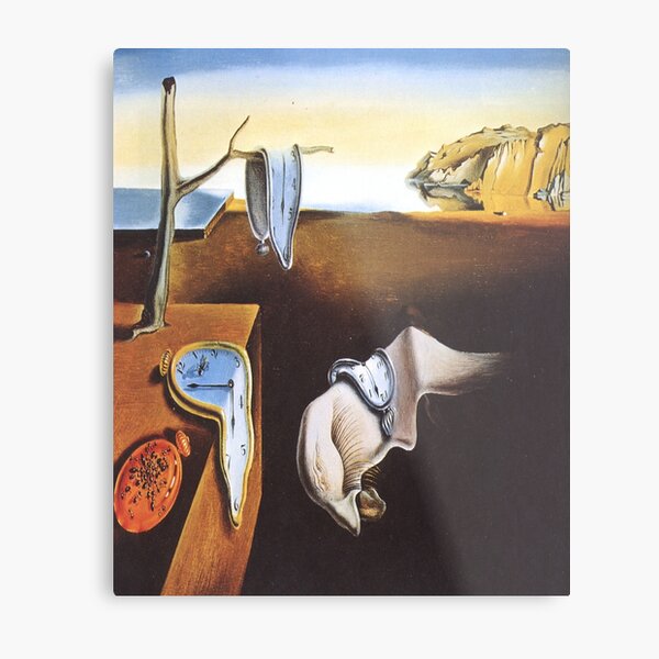 The Persistence of Memory-Salvador Dalí Metal Print