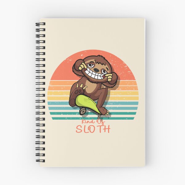 Item preview, Funny skater kind of sloth vintage sunset  designed and sold by TipTopTapo.