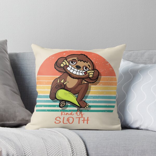 Item preview, Funny skater kind of sloth vintage sunset  designed and sold by TipTopTapo.