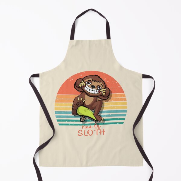 Item preview, Funny skater kind of sloth vintage sunset designed and sold by TipTopTapo.