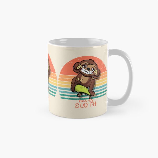 Item preview, Funny skater kind of sloth vintage sunset  designed and sold by TipTopTapo.