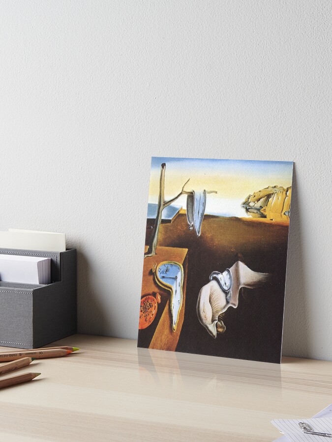 The Persistence Of Memory Salvador Dali Art Board Print By