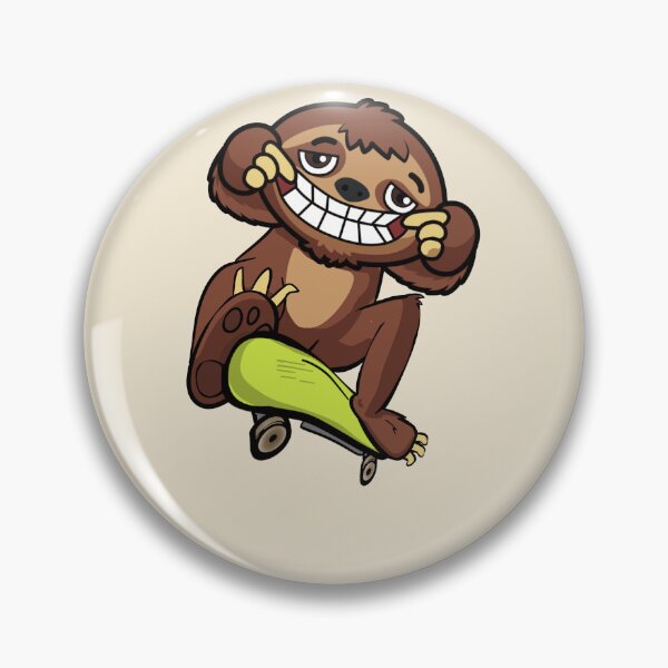 Item preview, Funny skater kind of sloth  designed and sold by TipTopTapo.