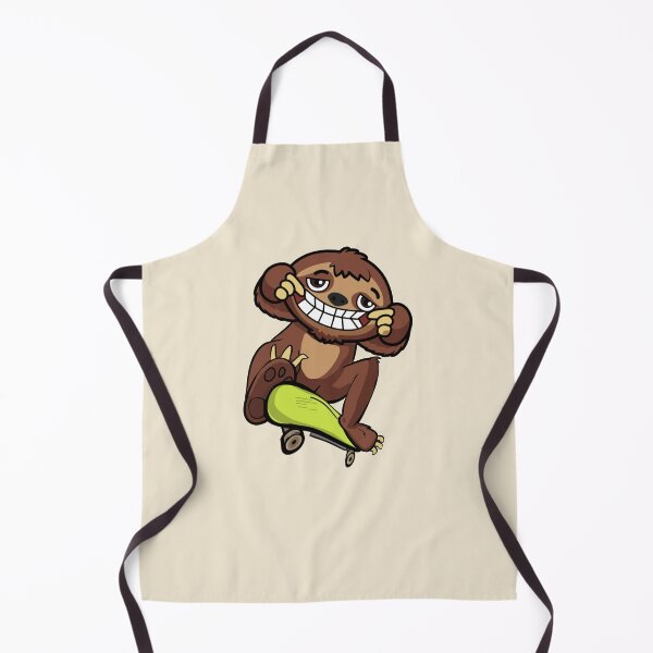 Item preview, Funny skater kind of sloth designed and sold by TipTopTapo.