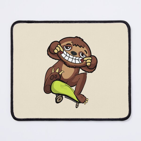 Item preview, Funny skater kind of sloth designed and sold by TipTopTapo.