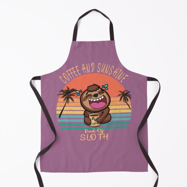 Item preview, Coffee and sunshine vintage sunset sloth designed and sold by TipTopTapo.