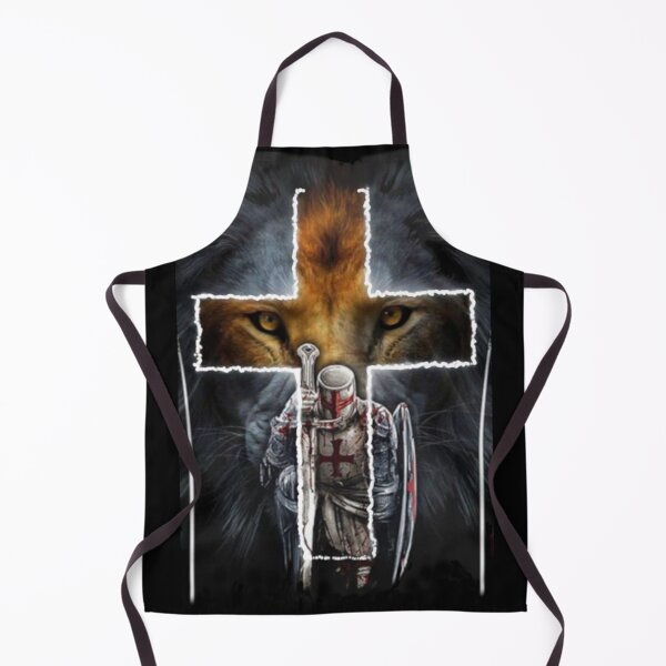 Item preview, The Night The Lion The Cross Christian Warrior designed and sold by Rowena Jones.