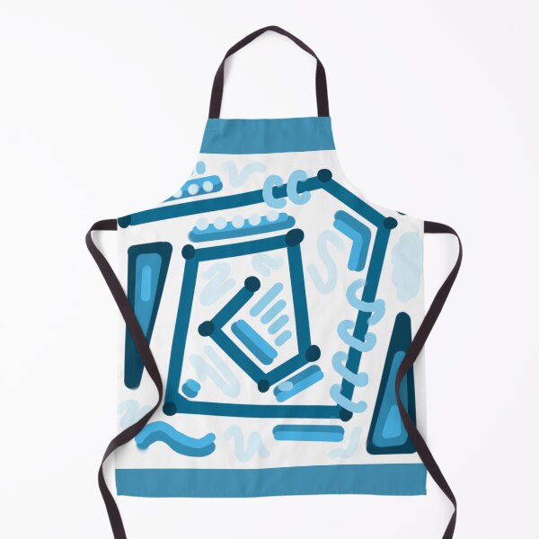 Item preview, Shades of Blue Pattern Square designed and sold by blejsart.