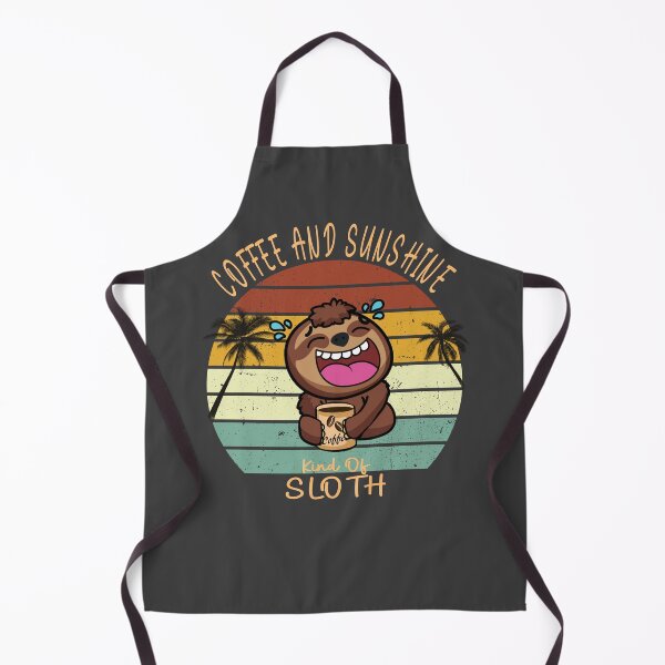 Item preview, Coffee and sunshine vintage sunset sloth designed and sold by TipTopTapo.