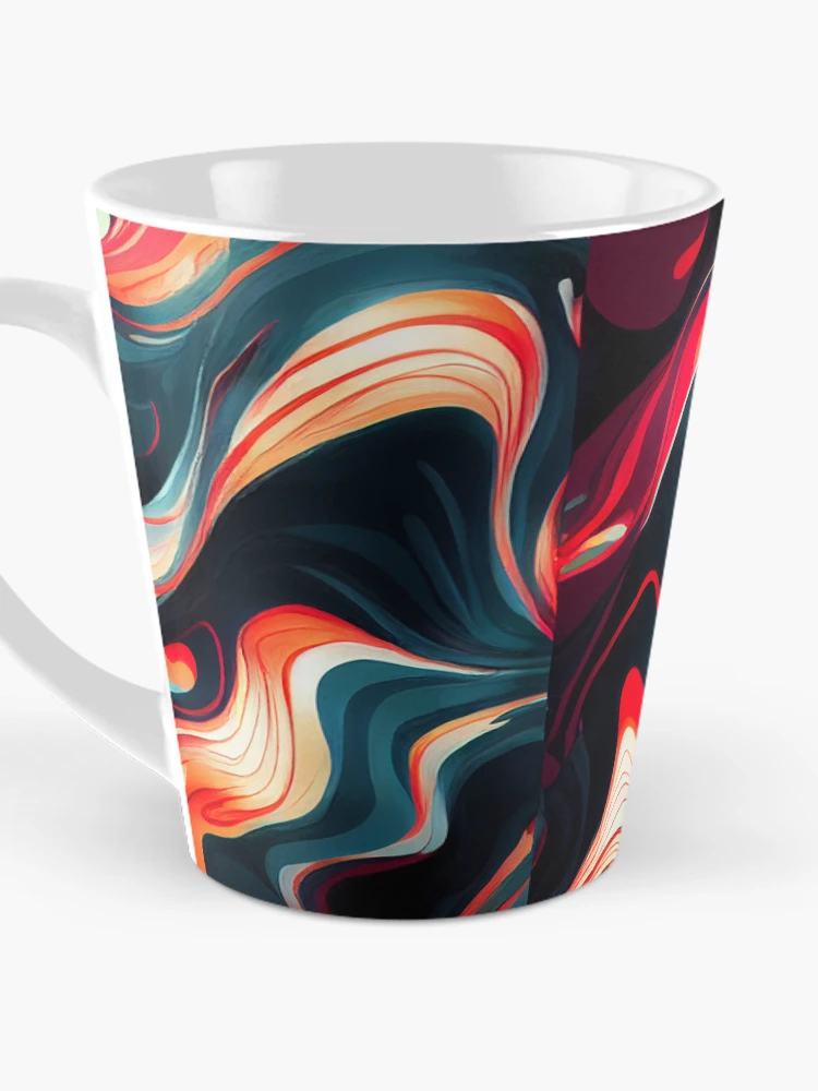 Thumbnail 3 of 4, Coffee Mug, Color Combination Pattern designed and sold by BuraxisDesigns.
