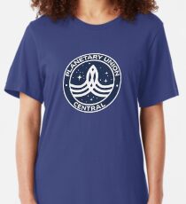 Das Orville - Planetary Union Central - Logo Slim Fit T-Shirt