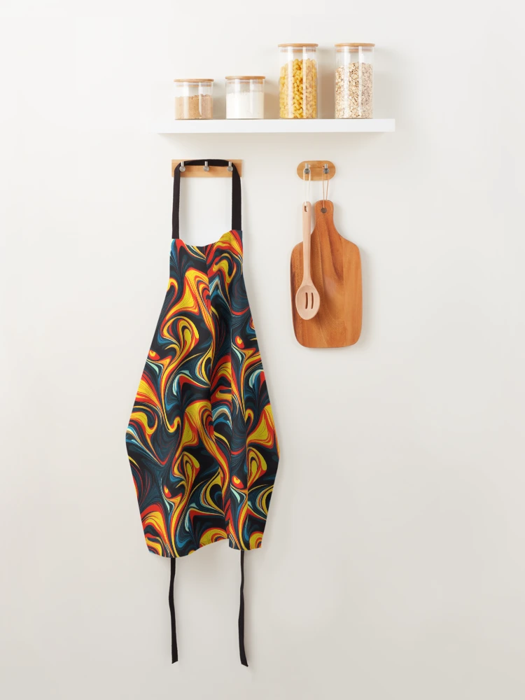 Thumbnail 4 of 6, Apron, Color Combination Pattern designed and sold by BuraxisDesigns.