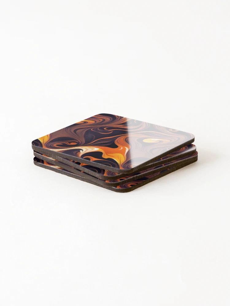 Thumbnail 4 of 5, Coasters (Set of 4), Color Combination Pattern designed and sold by BuraxisDesigns.