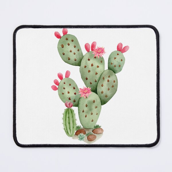 Item preview, Beautiful Watercolor Flowering Cactus Plant designed and sold by silviaol.