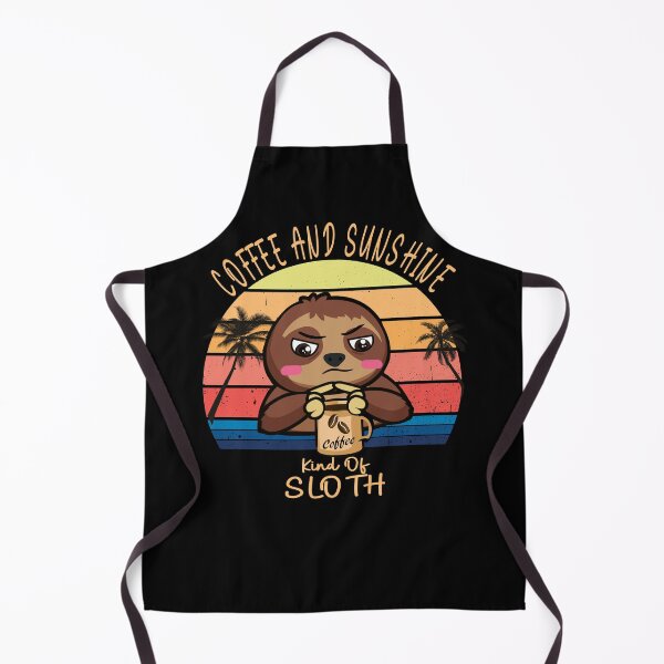 Item preview, Coffee and sunshine vintage sunset sloth designed and sold by TipTopTapo.