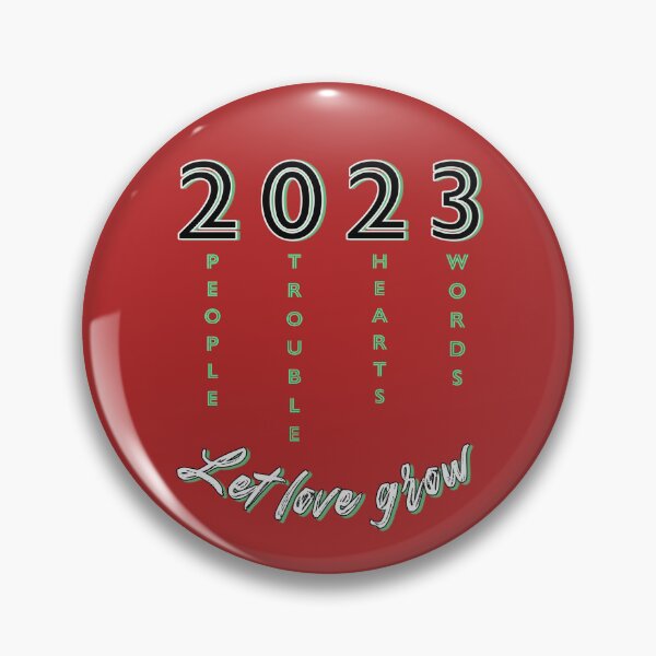 Item preview, Love 2023: Let love grow - Happy New Year designed and sold by kikidu21.